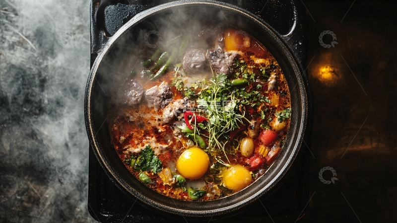 高清大图下载【趣麦麦图】鸭嘴鱼锅