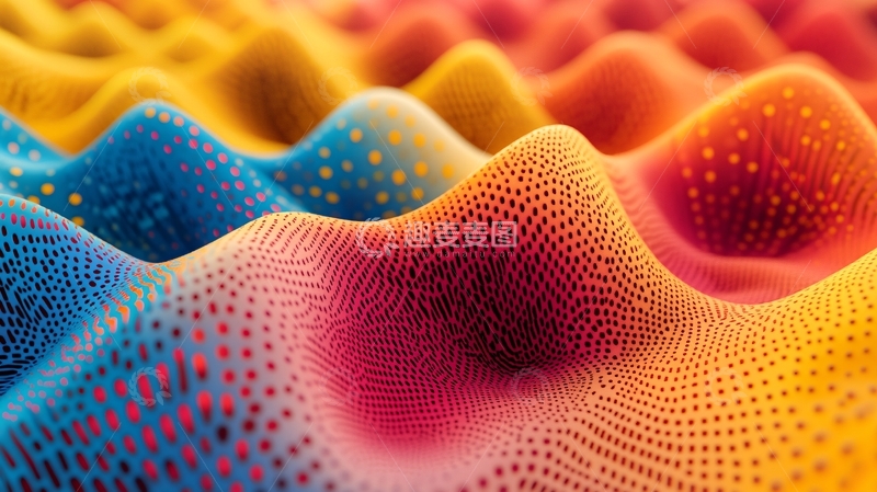 高清大图下载【趣麦麦图】立体起伏波浪