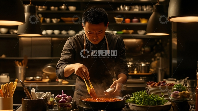 高清大图下载【趣麦麦图】厨星高照