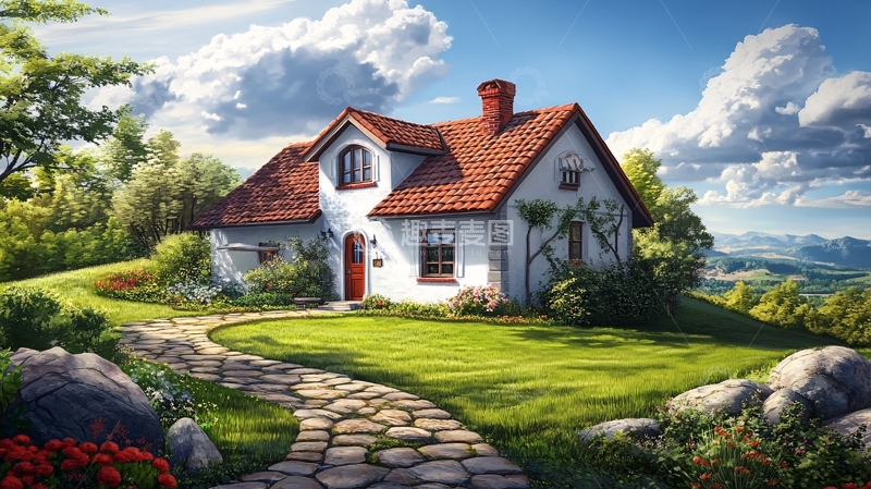 高清大图下载【趣麦麦图】梦幻唯美农村新面貌