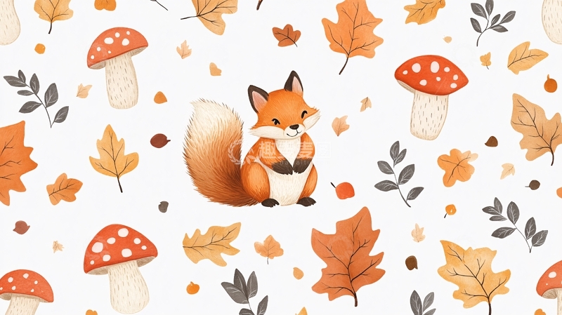 高清大图下载【趣麦麦图】小狐狸壁纸