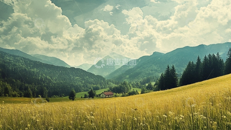 高清大图下载【趣麦麦图】田园风景壁纸