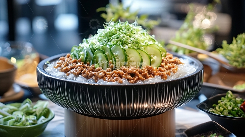 高清大图下载【趣麦麦图】吞拿鱼牛油果饭套餐