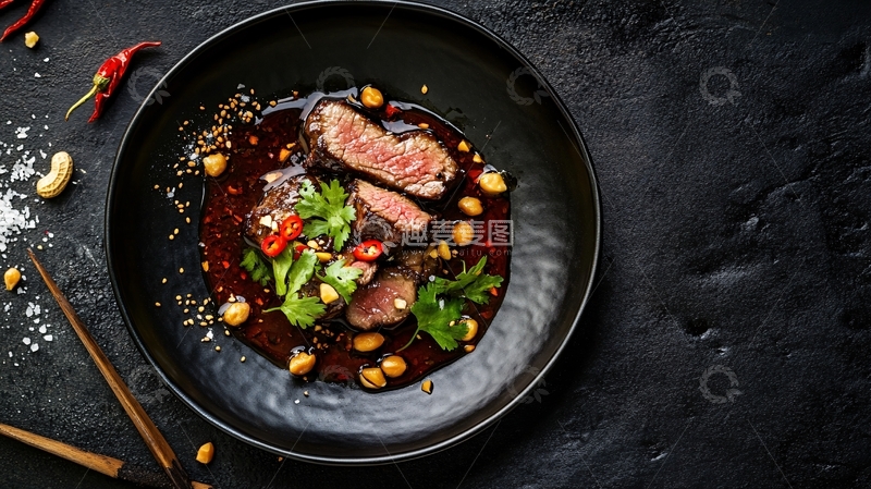 高清大图下载【趣麦麦图】麻辣鹿肉