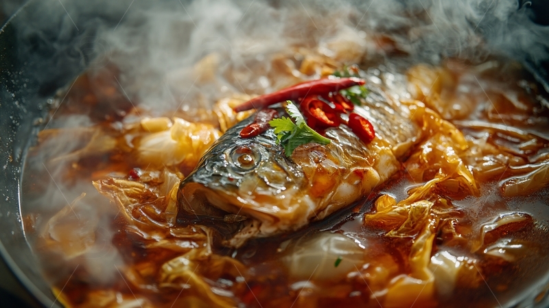 酸辣鱼特写