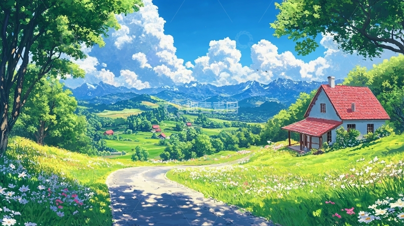 高清大图下载【趣麦麦图】唯美农村场景3