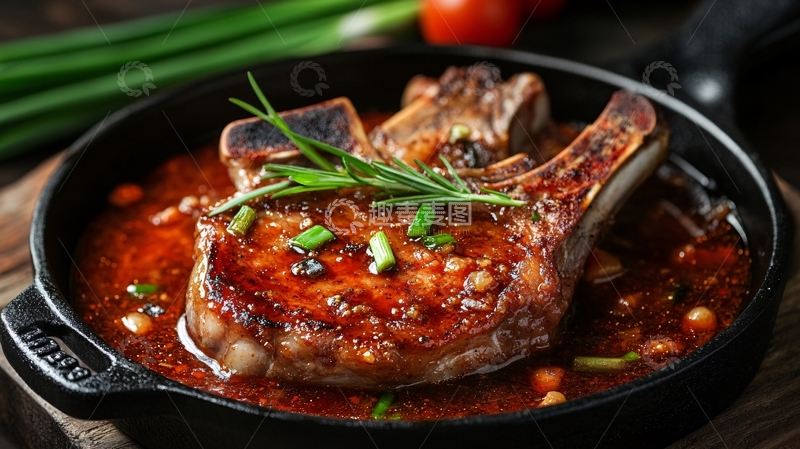 高清大图下载【趣麦麦图】法式烤羊排香辣羊排