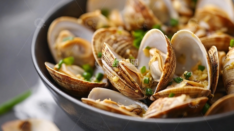 高清大图下载【趣麦麦图】美味蒜香花甲川味花甲