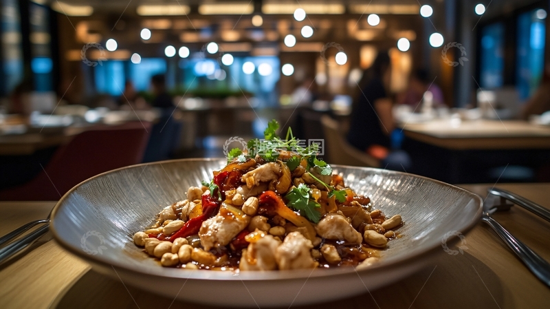 高清大图下载【趣麦麦图】宫爆牛蛙