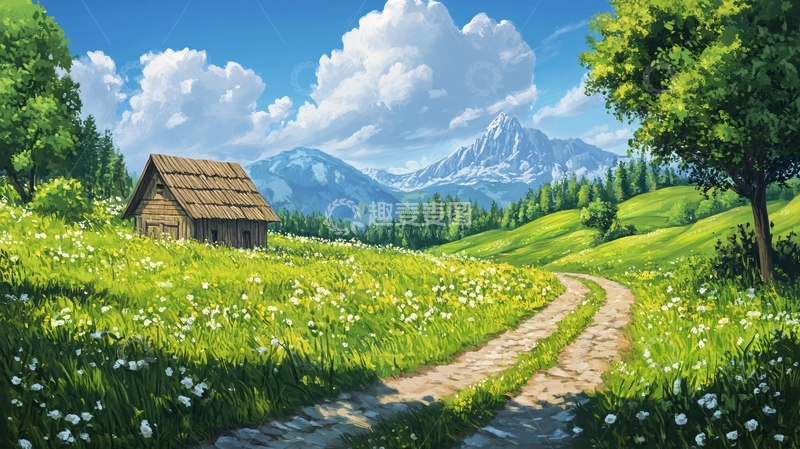 高清大图下载【趣麦麦图】唯美农村场景2