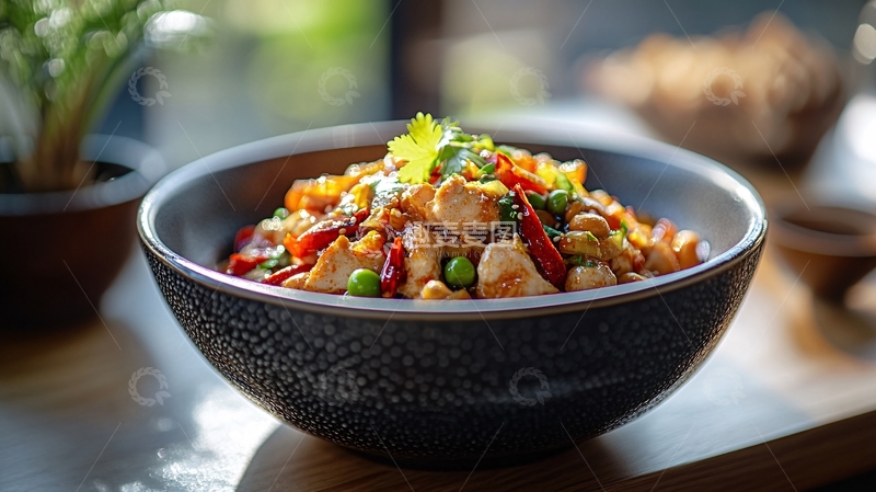 高清大图下载【趣麦麦图】美食炒菜爆炒油渣