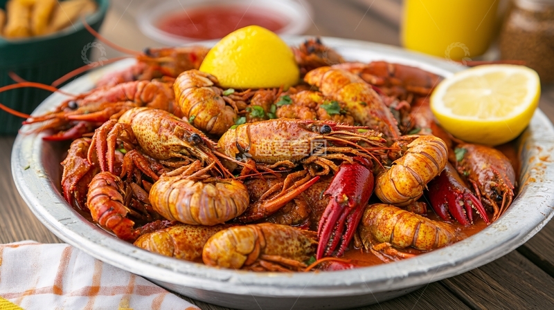 高清大图下载【趣麦麦图】麻辣虾蟹