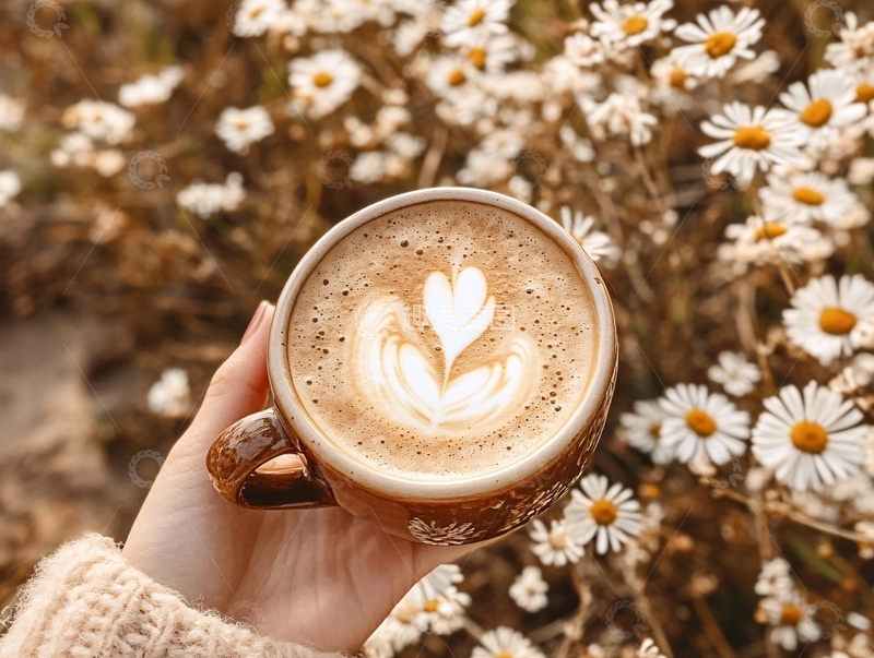 高清大图下载【趣麦麦图】拿铁实拍