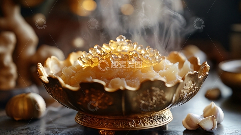 高清大图下载【趣麦麦图】金色聚宝盆
