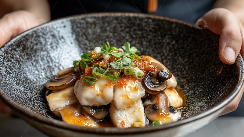 高清大图下载【趣麦麦图】日式味淋浸花螺