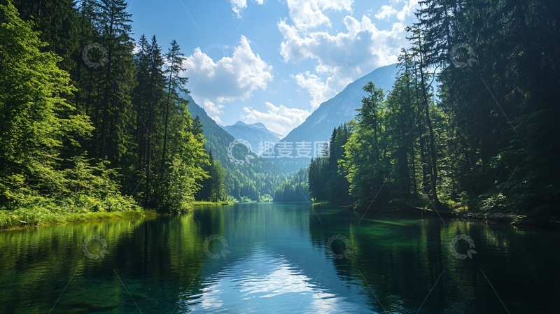 高清大图下载【趣麦麦图】唯美自然山青水秀1