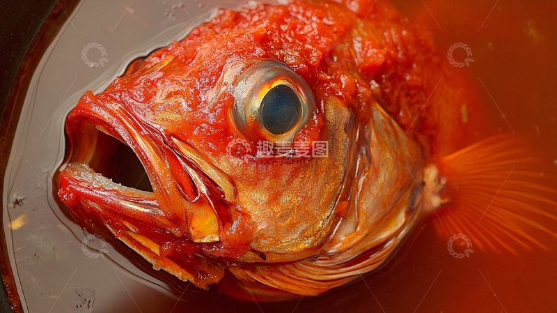 高清大图下载【趣麦麦图】红福鱼头1