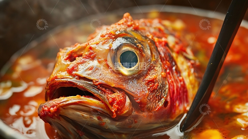 高清大图下载【趣麦麦图】料理鱼头