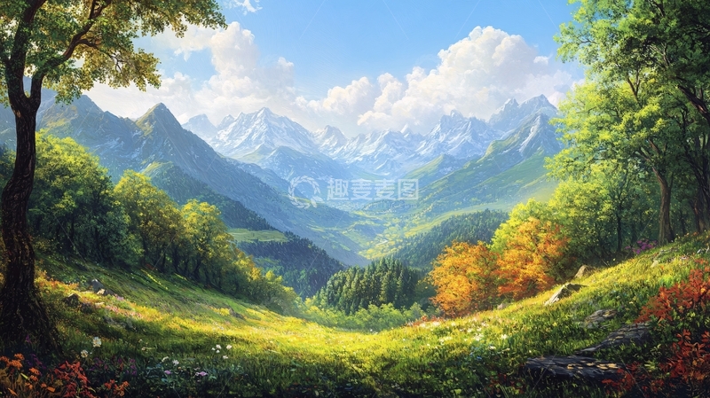 高清大图下载【趣麦麦图】宽屏风景画43