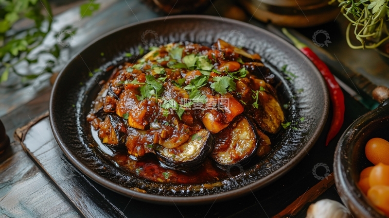 高清大图下载【趣麦麦图】茄盒鲍鱼