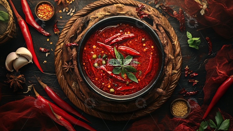 高清大图下载【趣麦麦图】火锅背景棚拍