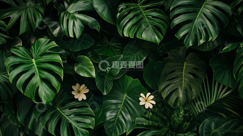 高清大图下载【趣麦麦图】热带植物壁纸3