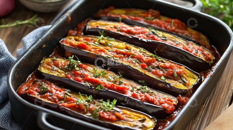 高清大图下载【趣麦麦图】砂锅长茄