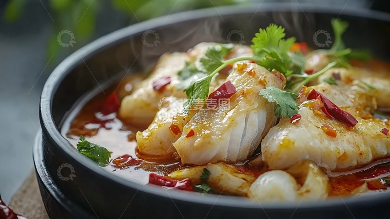 高清大图下载【趣麦麦图】麻辣鱼龙利鱼