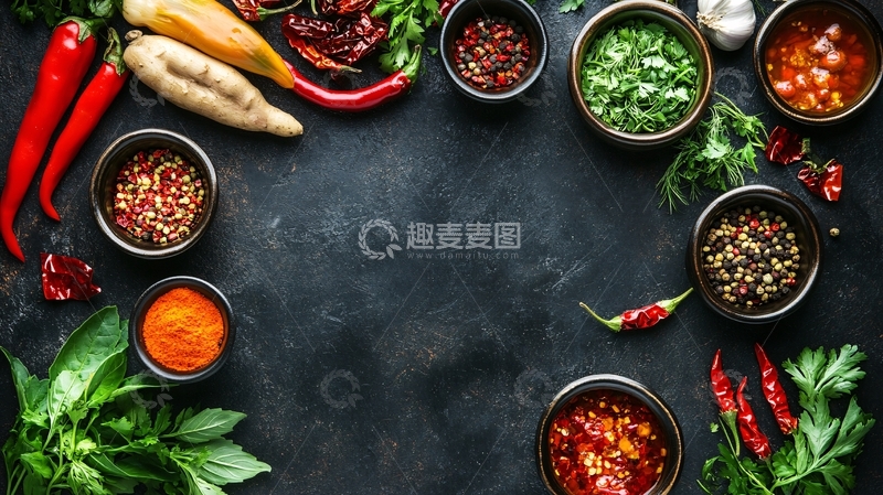 高清大图下载【趣麦麦图】调味料壁纸