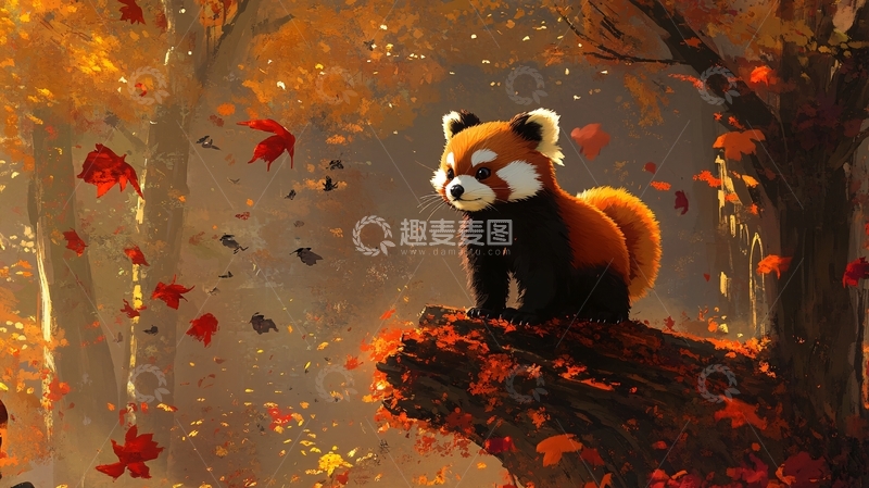 高清大图下载【趣麦麦图】小狐狸壁纸1