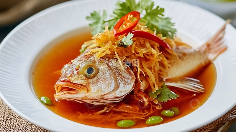 高清大图下载【趣麦麦图】虫草花鱼皮