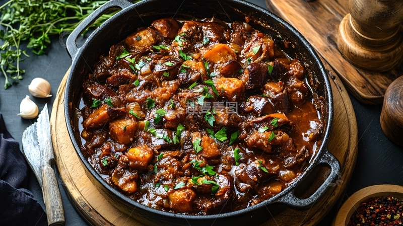 高清大图下载【趣麦麦图】牛尾炖锅