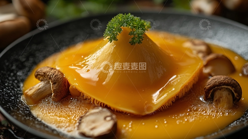 高清大图下载【趣麦麦图】鲍汁养生菌