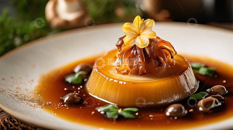 高清大图下载【趣麦麦图】鲍汁扣珍菌