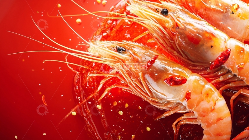 高清大图下载【趣麦麦图】高清对虾特写1