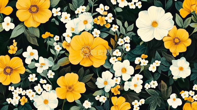 高清大图下载【趣麦麦图】洋金花插画