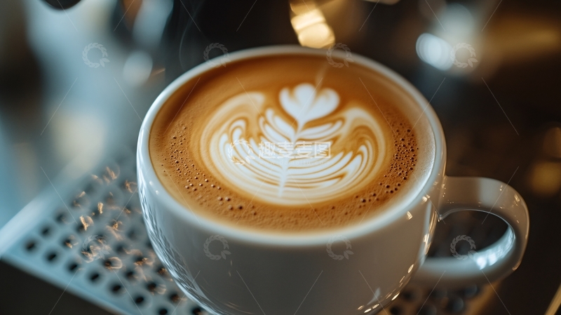 高清大图下载【趣麦麦图】拿铁实拍1