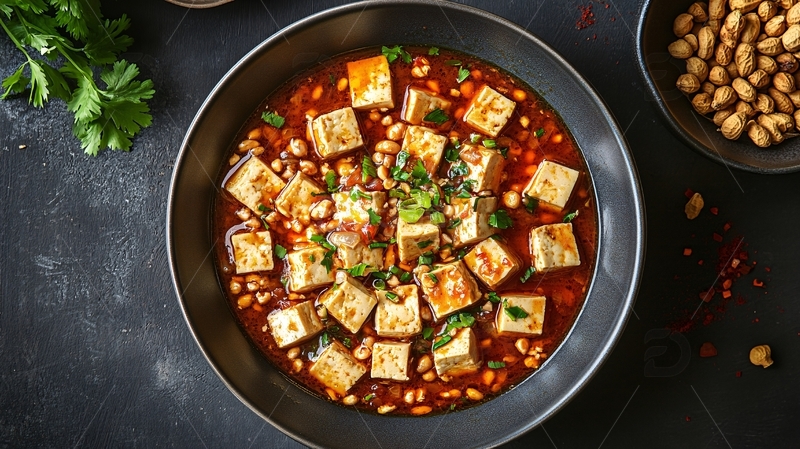 高清大图下载【趣麦麦图】麻婆豆腐图片