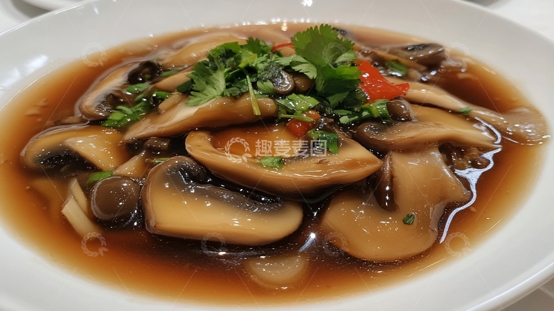 高清大图下载【趣麦麦图】浇汁耳片