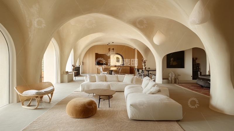 高清大图下载【趣麦麦图】窑洞式家居3