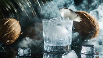 夏天冷饮舍冰水图