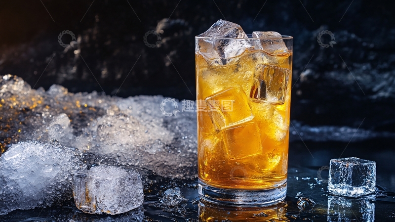 夏天冷饮舍冰水图1