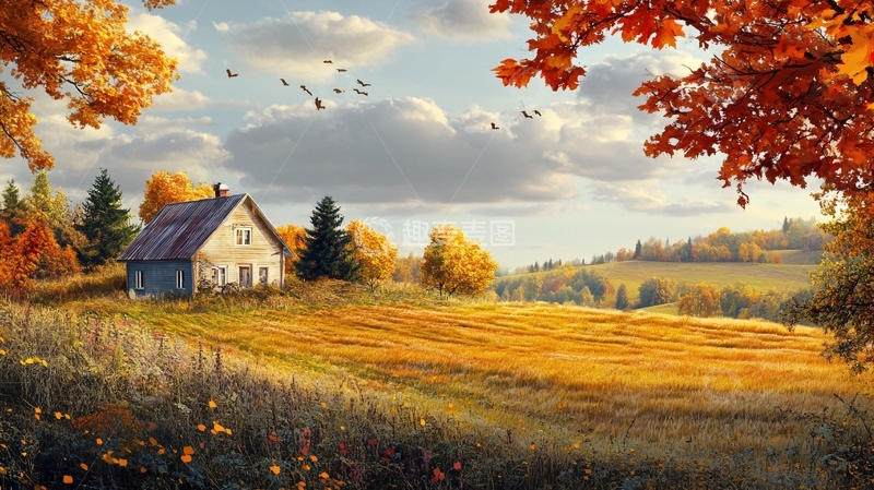 高清大图下载【趣麦麦图】唯美秋天场景