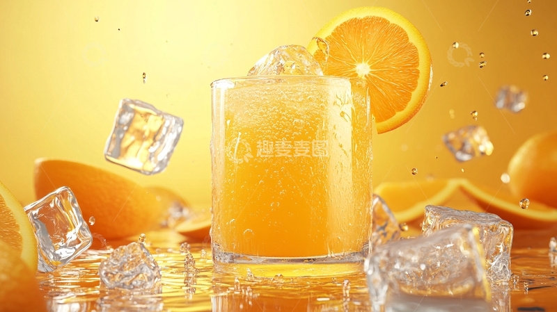 高清大图下载【趣麦麦图】果汁场景图1