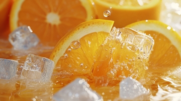 橙汁鸡尾酒特写