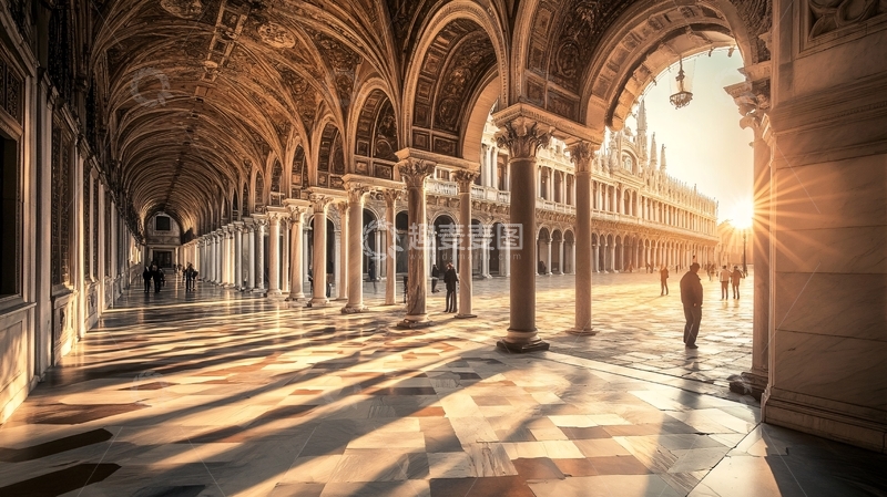 高清大图下载【趣麦麦图】埃马努埃莱二世长廊