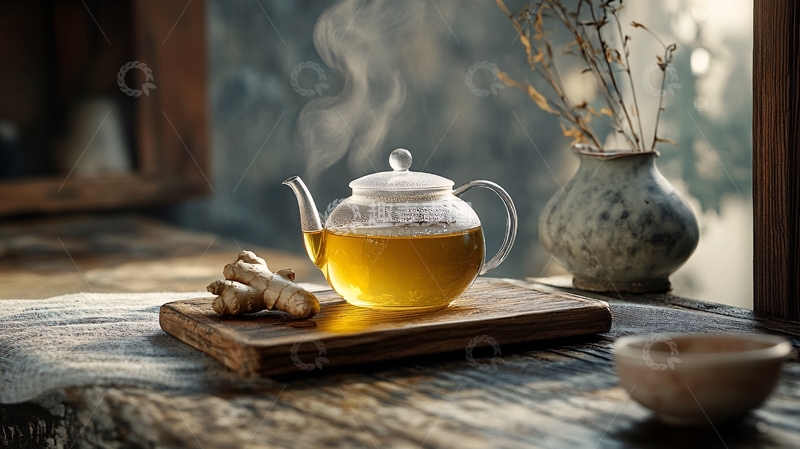 高清大图下载【趣麦麦图】围炉煮喝茶茶文化茶具