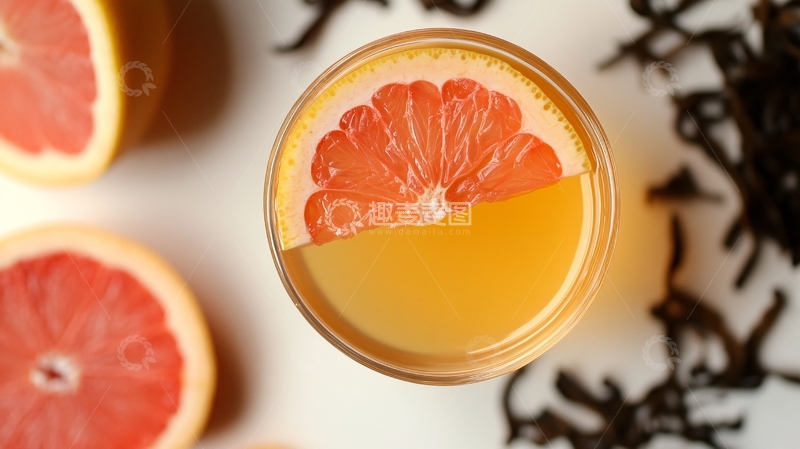 高清大图下载【趣麦麦图】鸡尾葡萄柚详情