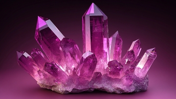紫水晶晶体