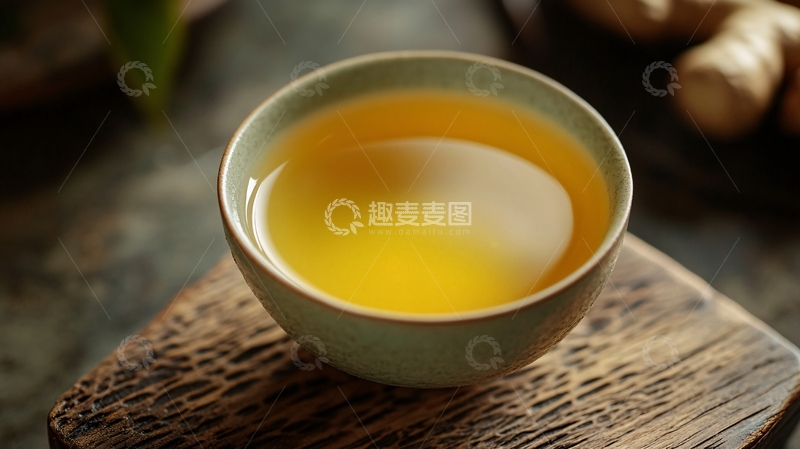 高清大图下载【趣麦麦图】姜茶香气浓郁